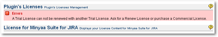 Minyaa License Renew is required